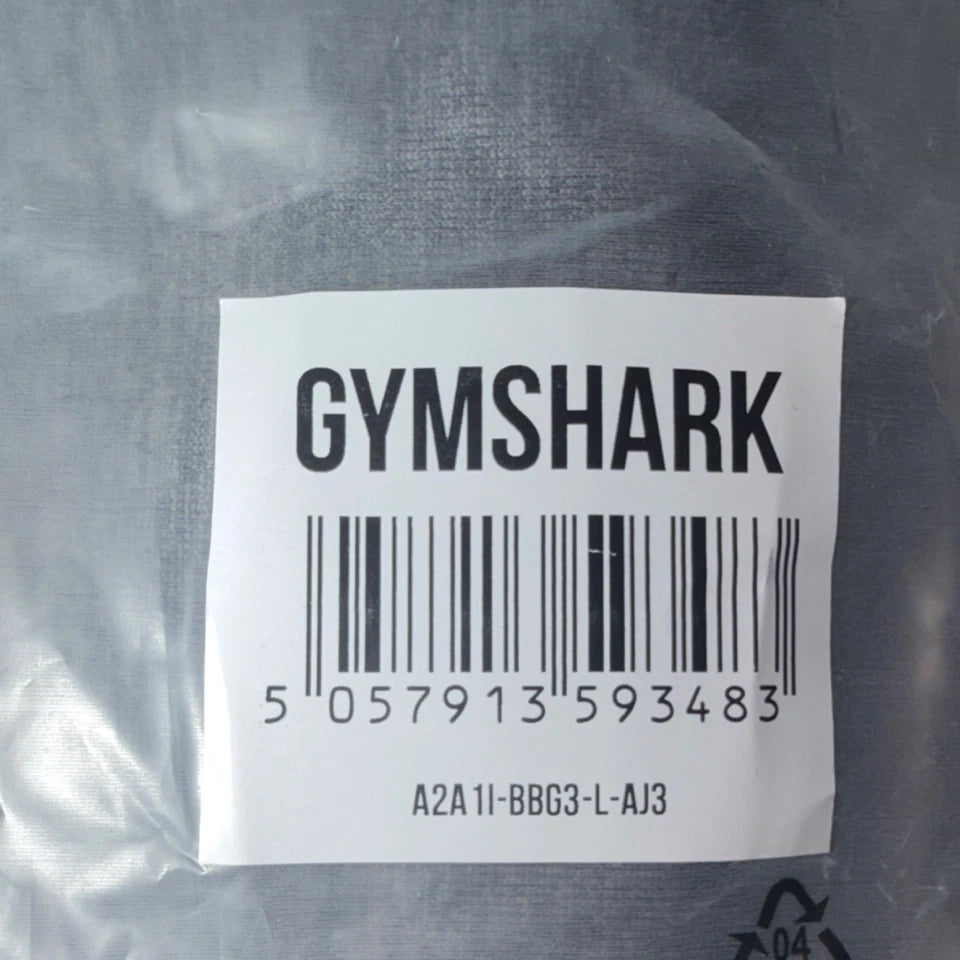 Gymshark L Dark Gray Regular Fit Lightweight Crew Neck Short Sleeve T-Shirt