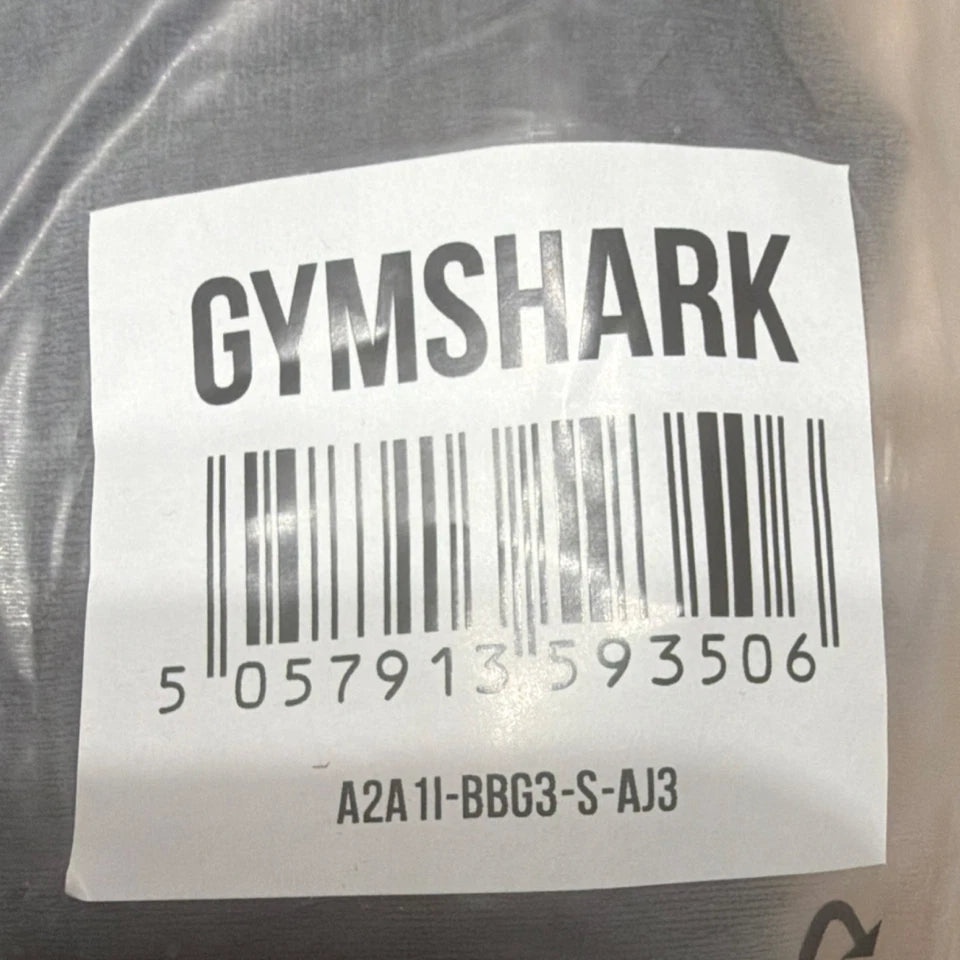 Gymshark S Dark Gray Athletic Fit Lightweight Crew Neck Short Sleeve T-Shirt