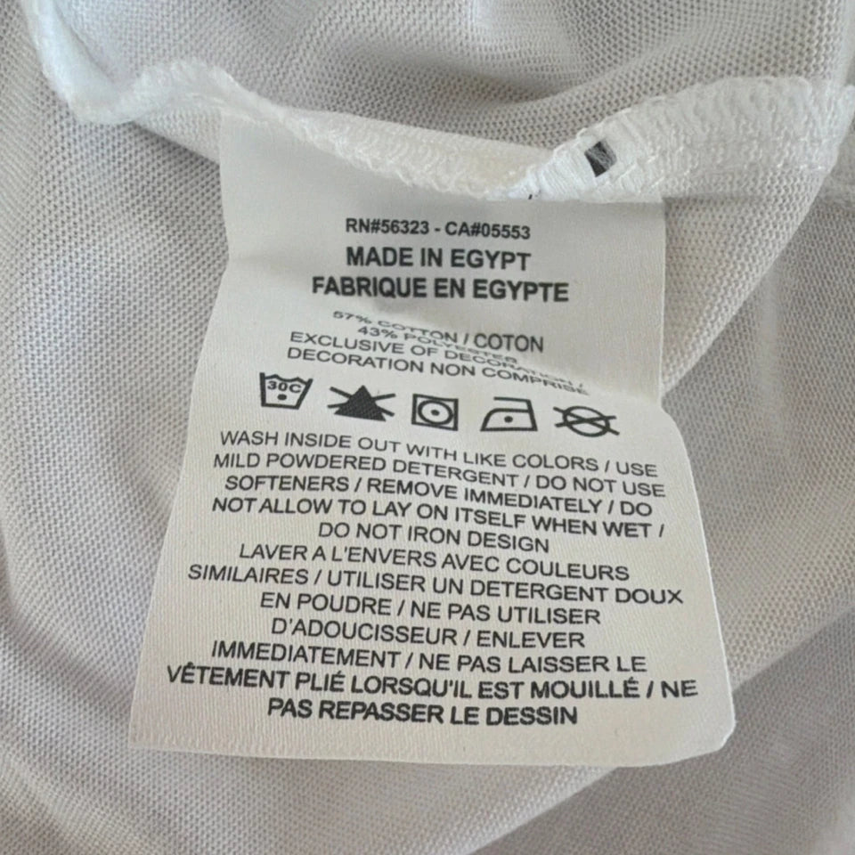 Nike Dri- Fit  White Short Sleeve T-Shirt XL AR5968-100