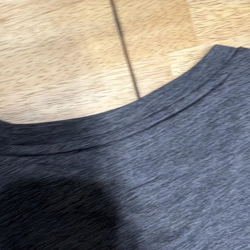 Gymshark XXL Dark Gray Athletic Fit Lightweight Crew Neck Short Sleeve T-Shirt