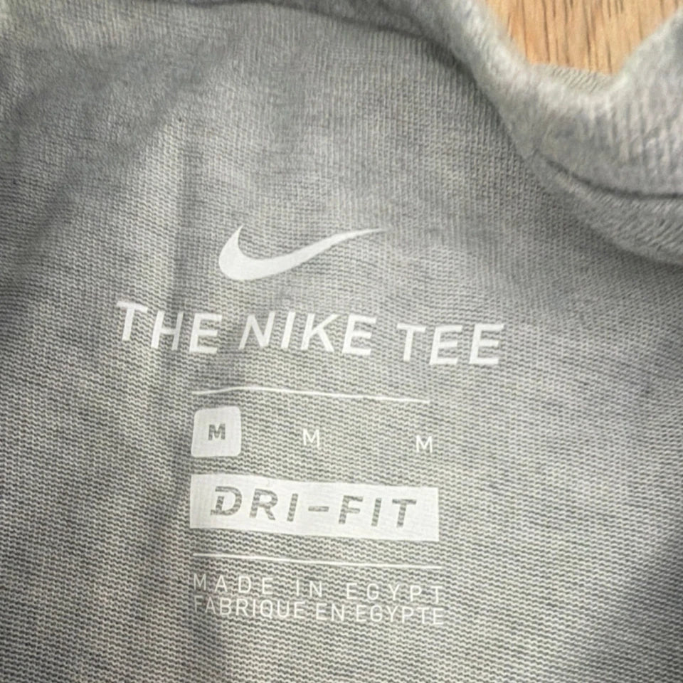 Nike Dri-FIT The Nike Tee M Gray Regular Fit Lightweight Crew Neck Short Sleeve AR5968-063