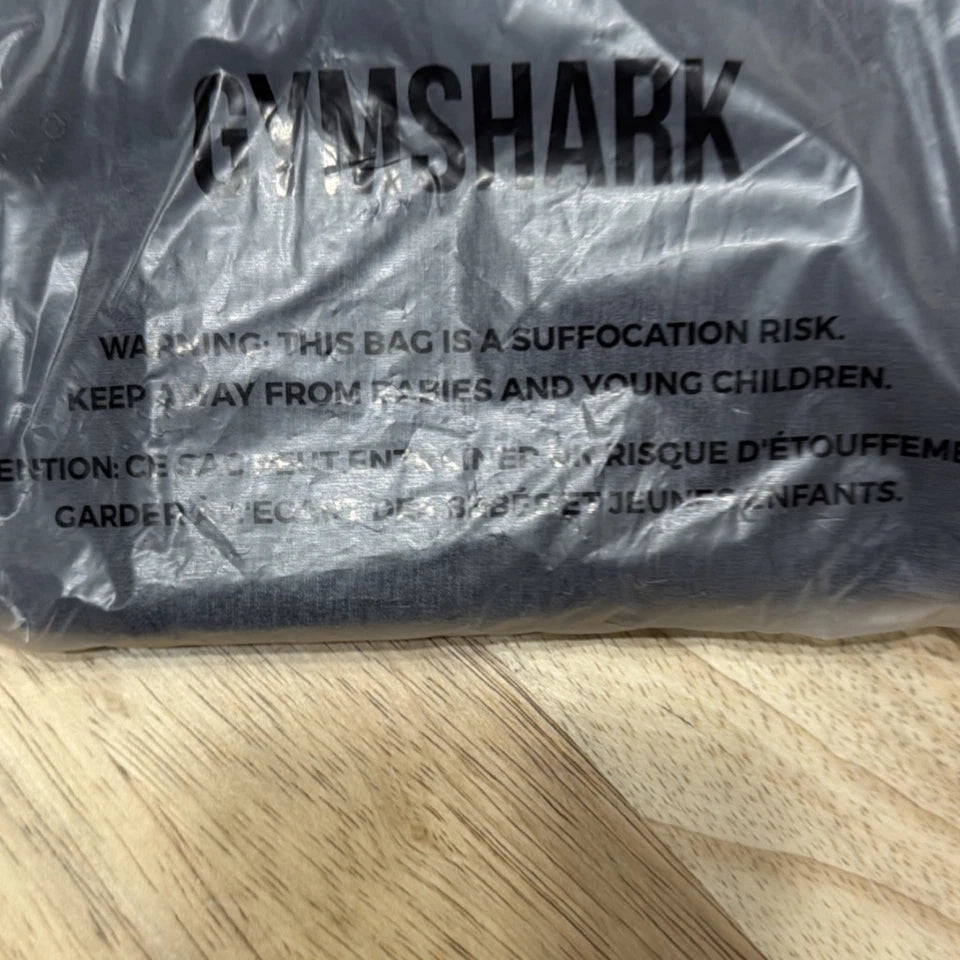 Gymshark XXL Dark Gray Athletic Fit Lightweight Crew Neck Short Sleeve T-Shirt
